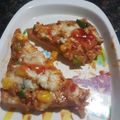 Prisha Jain का कुकस्नैप जब उन्होंने ब्रेड पिज़्ज़ा(Bread pizza recipe in hindi) बनाया था।