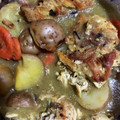 El cooksnap de Cristina villagran cuando hizo Tortitas de pollo en salsa verde.