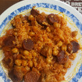 El cooksnap de Francisco cuando hizo Arroz al horno.
