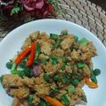 Cooksnap dari Pawon'e Mas Paijo untuk resep Tumis Oncom Kemangi Leunca Pedas