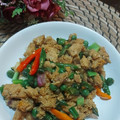 Cooksnap dari Pawon'e Mas Paijo untuk resep Tumis Oncom Kemangi Leunca Pedas