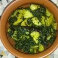 Chef Tripti Saxena's cooksnap of when they made Aloo soya methi tadka sabzi.