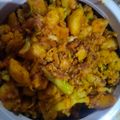 Kalsum khan का कुकस्नैप जब उन्होंने गोभी आलू की सब्जी (Gobhi aloo ki sabzi recipe in hindi) बनाया था।