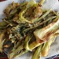 El cooksnap de clareta cuando hizo Pencas y hojas de coliflor a la romana.