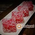 Cooksnap Aznie Khasri semasa beliau membuat Kuih Sagu.