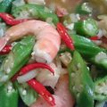 Cooksnap dari Rini Juga untuk resep Okra tumis udang
