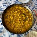 El cooksnap de Ainoa Doñas cuando hizo Paella de pollo y verduras.
