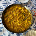 El cooksnap de Ainoa Doñas cuando hizo Paella de pollo y verduras.