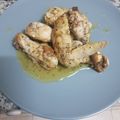 El cooksnap de Paco Guijarro Diaz cuando hizo Alitas de pollo plancha, al ajillo con toque de manteca de cerdo.