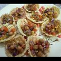 Deepika Arora का कुकस्नैप जब उन्होंने राजमा पापड़ कटोरी चाट (Rajma papad katori chaat recipe in hindi) बनाया था।
