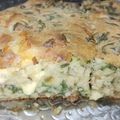 El cooksnap de Patricia Cantero cuando hizo Torta de queso (salada).
