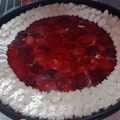 El cooksnap de mimi cuando hizo Tarta de Frutillas con crema 🍓.