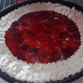 El cooksnap de mimi cuando hizo Tarta de Frutillas con crema 🍓.