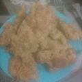 El cooksnap de Carla Gonsalez cuando hizo Torrejitas de salchichas y fideos.