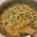 Cooksnap από Andreas Armatas στη συνταγή Ριζότο με τζιν, γαρίδες, αρακά και μπέικον