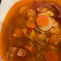 Ibolya Szabóné Kácsor Cooksnap-ja, amikor elkészítette a(z) Csülkös-marhás babgulyás csipetkével receptet.