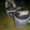 El cooksnap de Mica Abadjian cuando hizo Brownie en taza sin horno! Exquisito!.