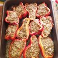 El cooksnap de gabriela ferraro cuando hizo Morrón relleno de carne rico y rápido.