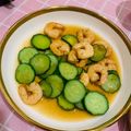 Chu Chu 的 小黃瓜炒蝦仁 cooksnap
