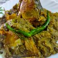 Srilekha Banik's cooksnap of when they made ইলিশ মাছের মাথা দিয়ে কচুর শাক (illish maacher maatha diye kochur shaak recipe in Bengali).