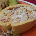 El cooksnap de Lourdes Pou cuando hizo Pionono de palmitos.
