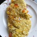 Cooksnap Cempaka Putih semasa beliau membuat Omelette.