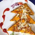 Madhvi Dwivedi का कुकस्नैप जब उन्होंने चीला वाली ब्रेड (Cheela wali bread recipe in hindi) बनाया था।