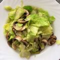 Miss J的德國小廚房 的 鮮香菇炒高麗菜 cooksnap