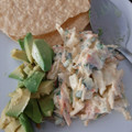 El cooksnap de Esther Soto cuando hizo Ensalada tejeda de surimi.