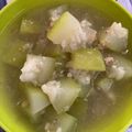 Cooksnap AeJaa 📸 semasa beliau membuat Labu Air Tumis Ikan Bilis.