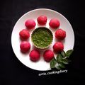 Arti Panjwani का कुकस्नैप जब उन्होंने बीटरूट अप्पे (Beetroot appe recipe in Hindi) बनाया था।