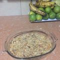 El cooksnap de Jairi Martinez cuando hizo Arroz "apastelado" de berenjena.