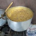 El cooksnap de Gustavo Corrbari cuando hizo Locro Criollo.