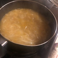 El cooksnap de Gabriela Martin cuando hizo Sopa de cebolla light.