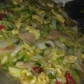 Cooksnap dari Vivi Vivi untuk resep Tumis Sawi Putih Bakso Orak Arik Telur