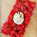 Cooksnap de Les_recettes_de_laure sur la recette Buratta et tomates cerises rôties
