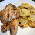 El cooksnap de JohnnyCooking cuando hizo Alitas de pollo al horno con patatas.