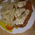 El cooksnap de Soledad Romero cuando hizo Milanesa de Berenjenas Fritas :simples con queso y Torrejitas!!.