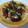 El cooksnap de Sara Medrano Echanove cuando hizo Takoyaki 🇯🇵 de pulpo 🐙 fáciles en sartén sin molde con salsa Tonkatsu Bulldog.