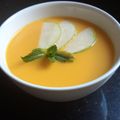 El cooksnap de Isabel cuando hizo Crema de zanahoria y manzana con toque de curry y genjibre.