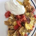 ASmileADay's cooksnap of when they made Chilaquiles with Bacon.
