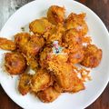 Cooksnap Cempaka Putih semasa beliau membuat Cempedak Goreng.