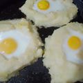 El cooksnap de VeroBel cuando hizo NIDOS DE PURÉ DE 🥔PAPAS🥔Y 🥚🥚HUEVO🍳.