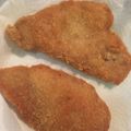 El cooksnap de Marieta cuando hizo Milanesa de pollo completa.
