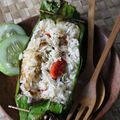 Cooksnap dari Mamah Cookpad ✅ untuk resep Nasi Liwet Bakar Isi Ayam Suwir
