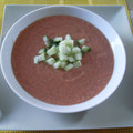 El cooksnap de La Farsa y sus finas hierbas cuando hizo Gazpacho andaluz receta casera.