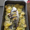 El cooksnap de Carolina cuando hizo Dorada al horno.