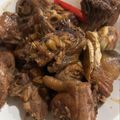 賴小孟's cooksnap of when they made 蒜頭炒雞腿 / 簡單家常菜.