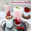 Cooksnap dari Clarissa's Kitchen untuk resep Korean Strawberry Milk Latte 🍓🇰🇷