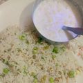 Barkha ganguli's cooksnap of when they made Matar Ka Pulao.